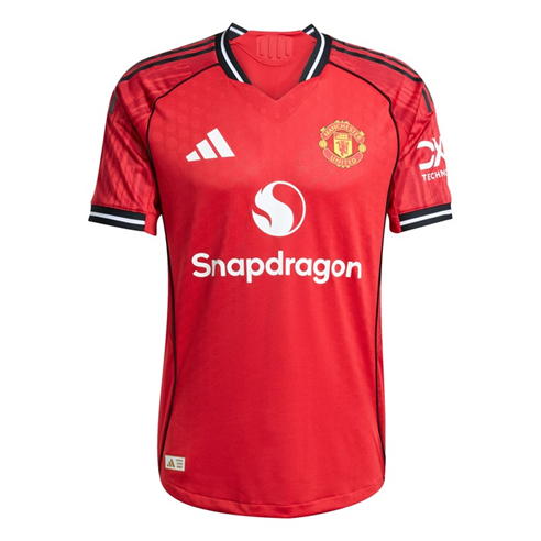 adidas - Manchester United Authentic Home Shirt 2025 2026 Adults
