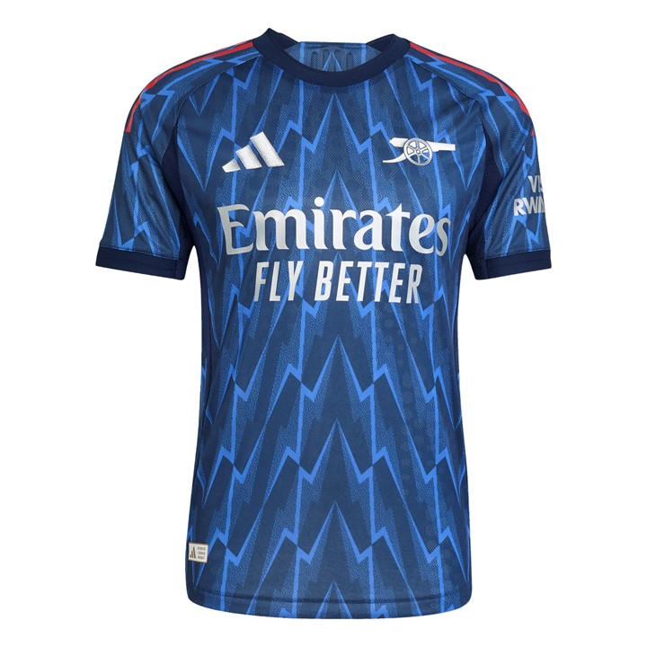 Adidas Men's Blue Arsenal Authentic Away Shirt 2025 2026 Adults 2XL