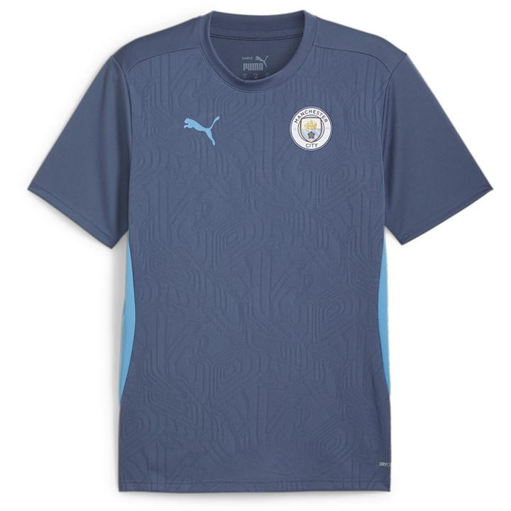 Puma Manchester City Training Shirt Adults In Blue