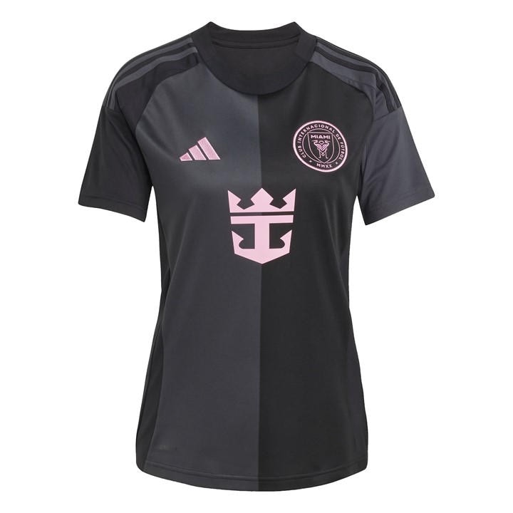 Adidas Women's Black Inter Miami Away Messi Shirt 2025 2026 Large