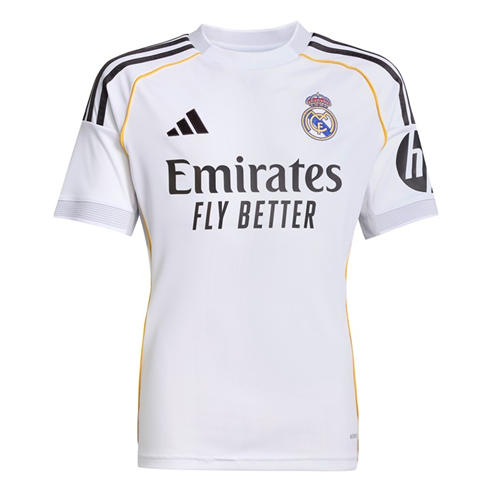 adidas - Real Madrid Home Shirt 2025 2026 Juniors