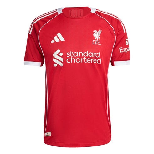 adidas - Liverpool Authentic Home Shirt 2025 2026 Adults