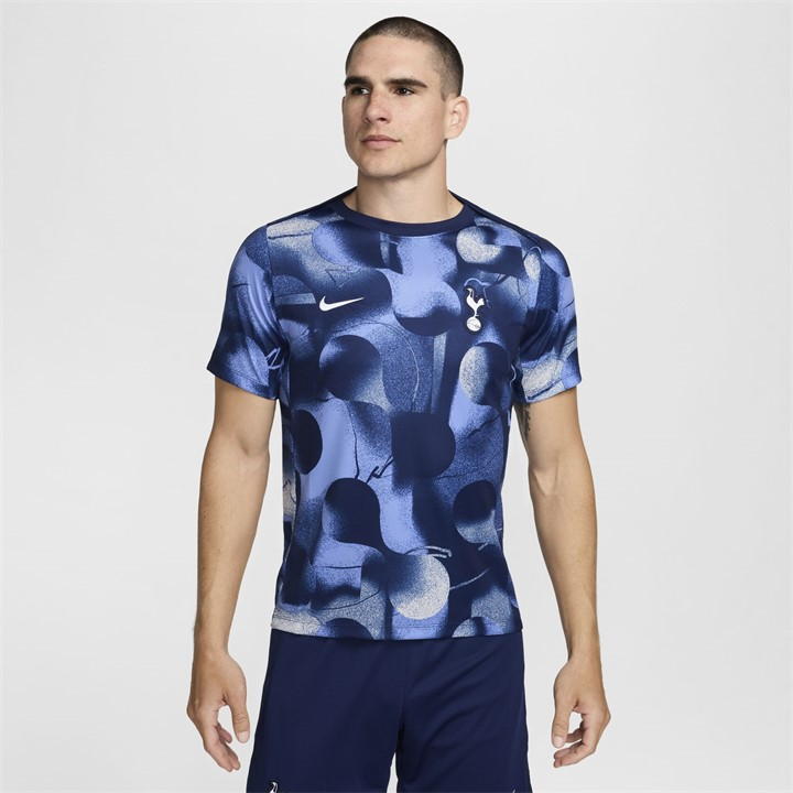 Nike Tottenham Hotspur Academy Pro Pre Match Shirt 2024 2025 Adults In Blue
