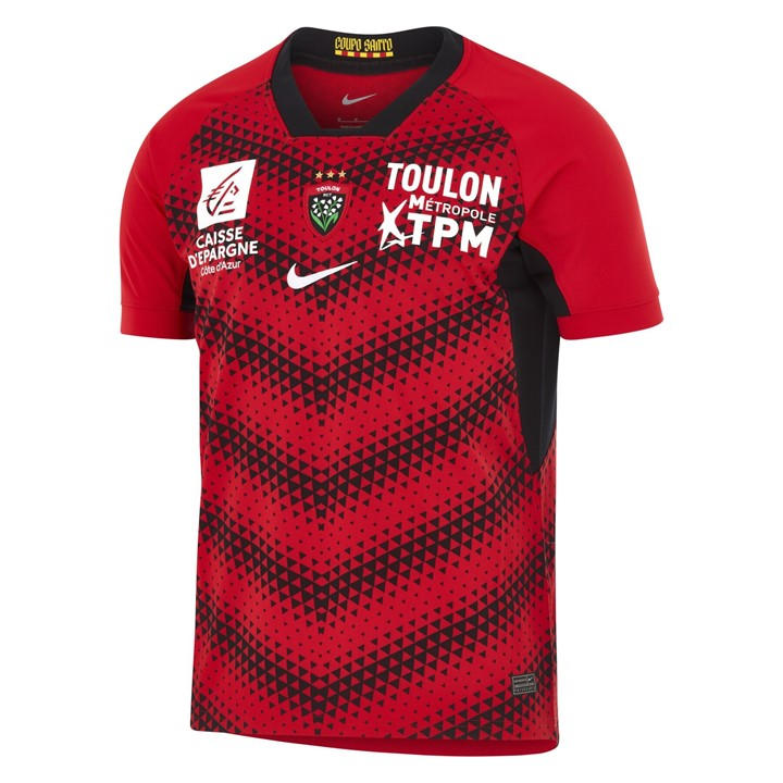 Nike Men's Red Rc Toulon Home Stadium Shirt 2025 2026 Small