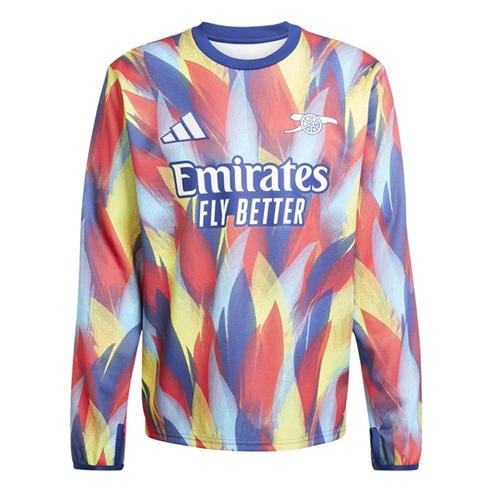adidas - Arsenal Long Sleeve Pre-Match Shirt 2025 2026 Mens