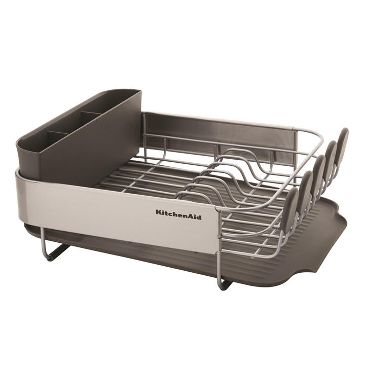 Kitchenaid Grey Compact Dish-Drying Rack - 41X33cm