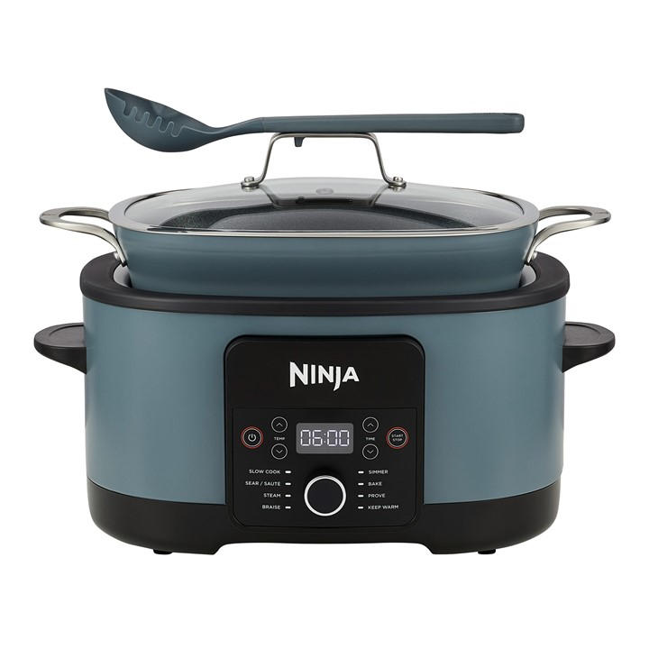 Ninja Blue Foodi 8-In-1 Possiblecooker, Sea Salt Grey - Large