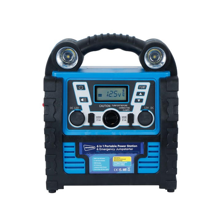 Streetwize Unisex Blue 12V 18Ah 6-In-1 Portable Power Station (Digital)