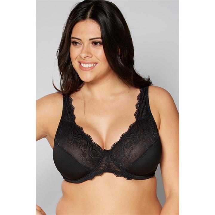 Studio Soft Cup Microfiber Bra In Black