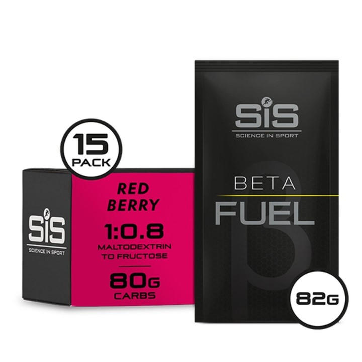 Sis Unisex Red Beta Fuel 80 Energy Drink (Box Of 15 Sachets) Size 15 Sachets