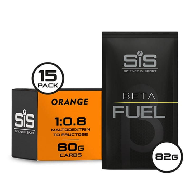 Sis Unisex Orange Beta Fuel 80 Energy Drink (Box Of 15 Sachets) Size 15 Sachets