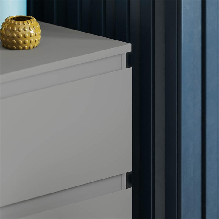 Grey - Lassic - Vida Designs Denver 6 Drawer Chest