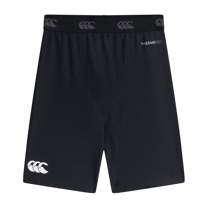 Canterbury Boys Black Thermal Shorts Juniors Size 11