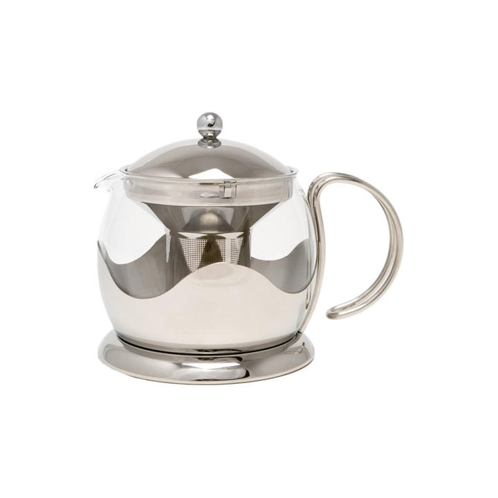 La Cafetiere Unisex Silver La Cafetière Glass Teapot With Infuser Large