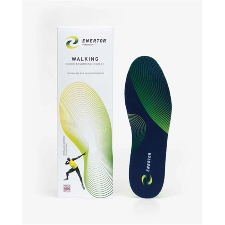 Enertor Unisex Multi New: Walking Insoles Size 5-6 Uk