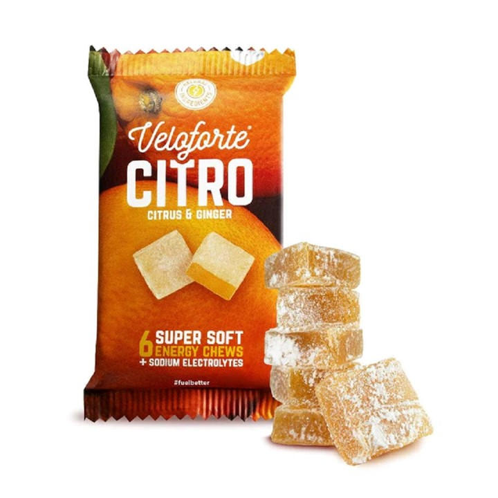 Veloforte Unisex Yellow Natural Energy Chews (20 X 45G) Pack Of Size 20