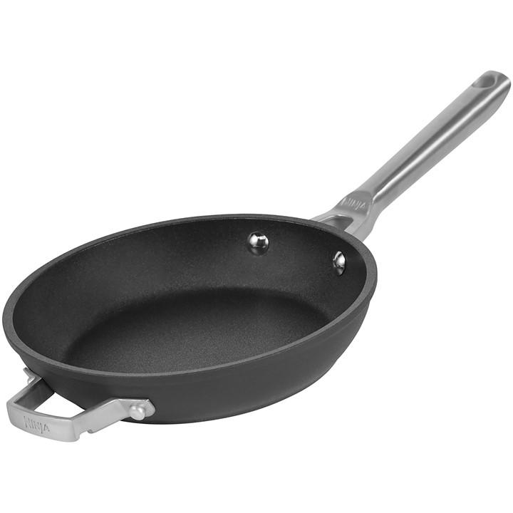 Black / Silver - Ninja - Foodi ZEROSTICK Stackable 2-Piece Frying Pan Set