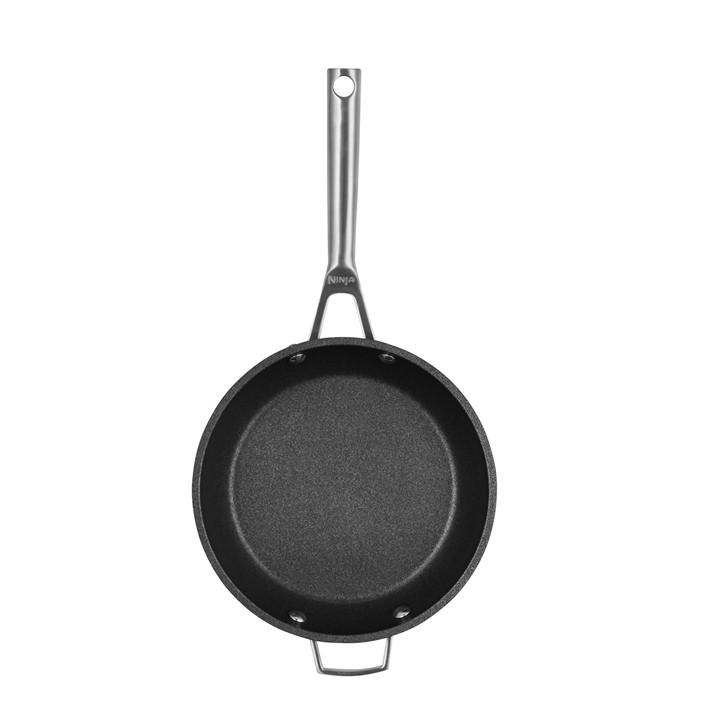Black / Silver - Ninja - Foodi ZEROSTICK Stackable 2-Piece Frying Pan Set