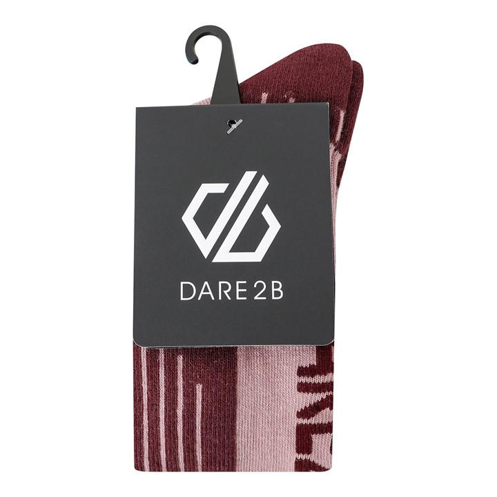 Dare 2B Unisex Kids Pink Kids Technical Ski Socks Uk12-3