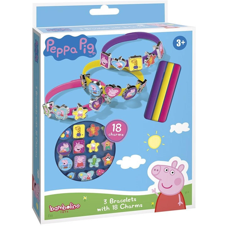Totum Unisex Kids Multi Peppa Pig Bracelets And Charms -
