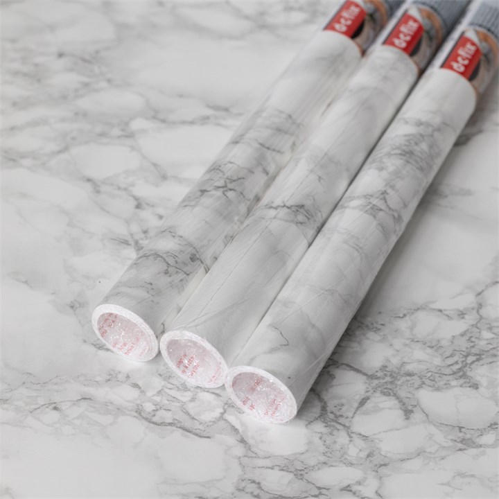 D C Fix Unisex Grey Dc Fix Marble Self Adhesive Vinyl Pack 3 Size 67X2 Pack3