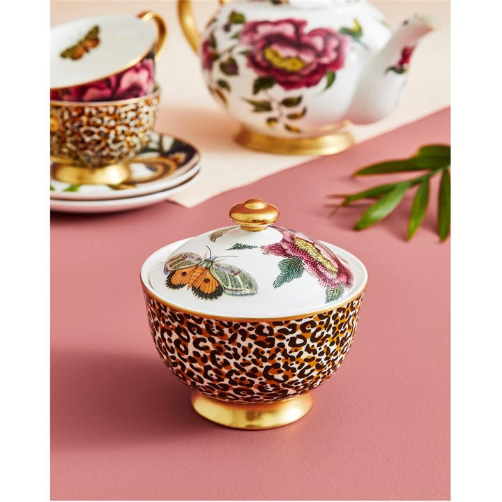 Spode Unisex Multi Creatures Of Curiosity Leopard Sugar Bowl
