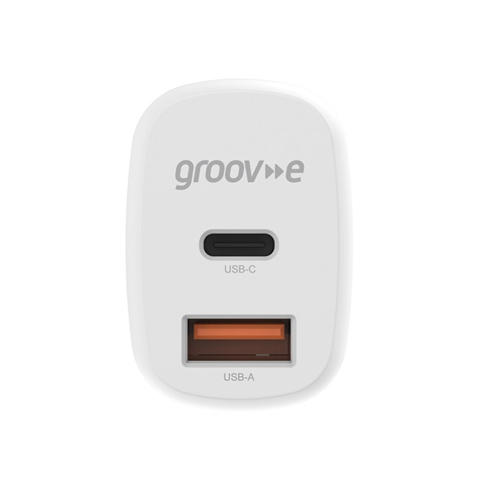 Groov-e - Groov-e Dual USB Charger Euro - 2 PIN EU PLUG