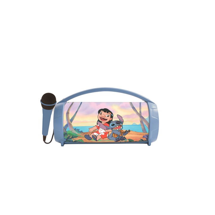 Lexibook Unisex Multi Disney Stitch Bluetooth Speakers With Lights & Mic -