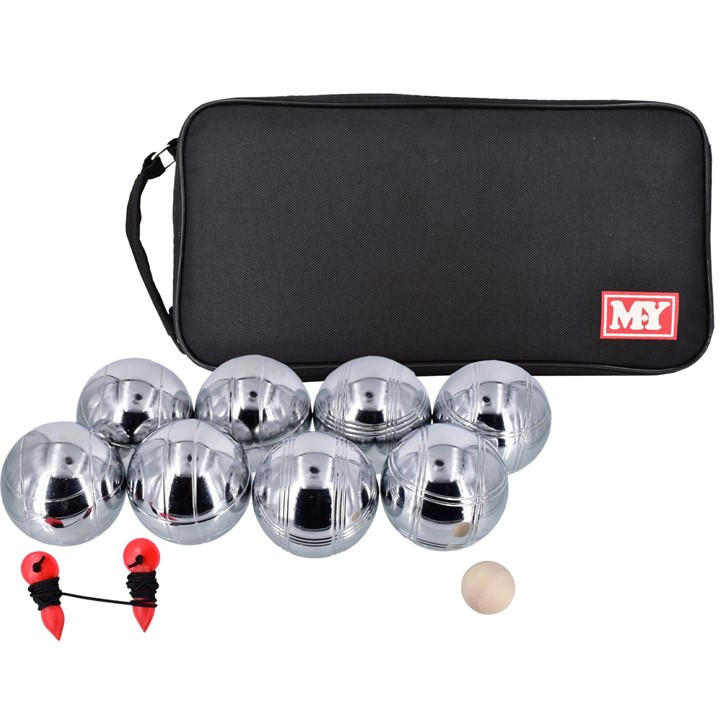 Planet Direct M.Y Metal Boules Garden Games Set - Silver