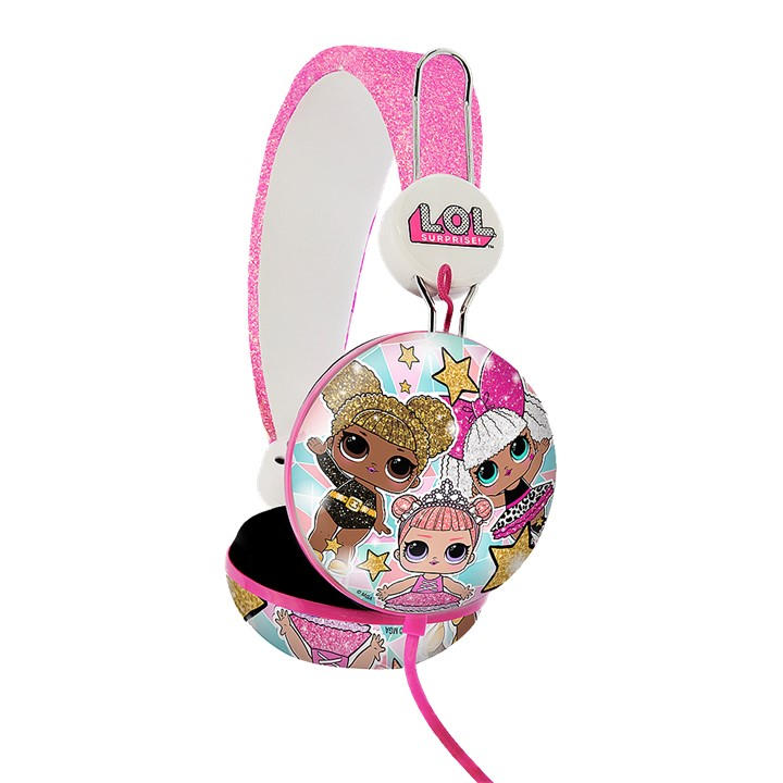 Otl Technologies Unisex Pink L.o.l. Surprise! Glitter Glam Headphones -