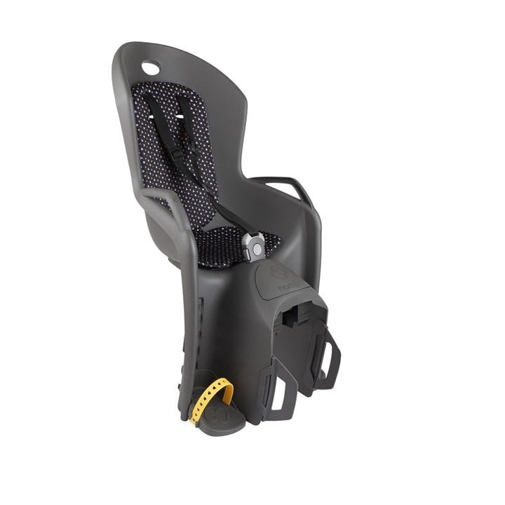 Hamax Amiga Pannier Rack Mounted Child Bike Seat Dark Grey House