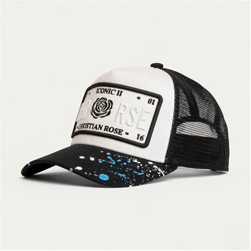 Christian Rose - Iconic II Paint Splat Visor Trucker Cap