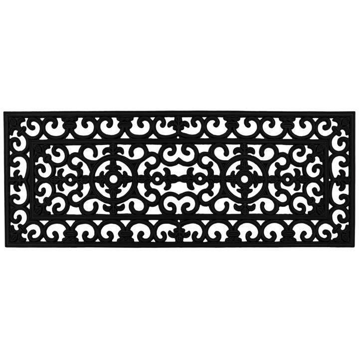 JVL LEXI RUBBER PATIO DOORMAT