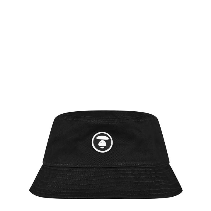 Aape Logo Bucket Hat In Black