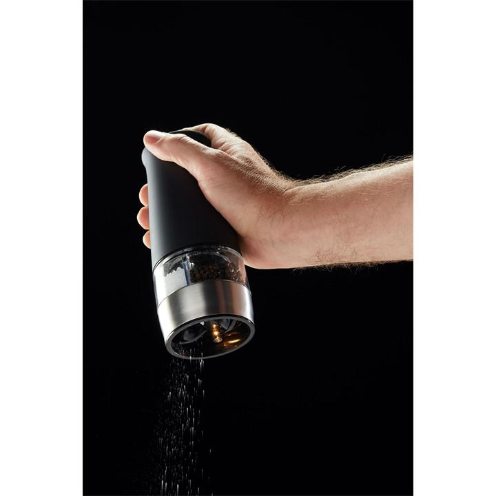 Black - MasterClass - MasterClass Electric Dual Salt & Pepper Mill