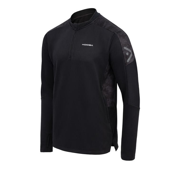 Black/Camo - KooGa - Quarter Zip Top