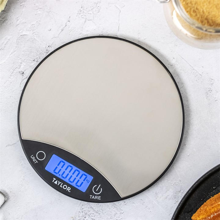 Taylor Silver Pro Digital Dual Kitchen Scales -