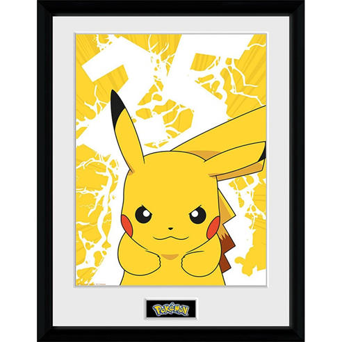 Pokemon - Pokémon 25th Anniversary Pikachu Framed Print