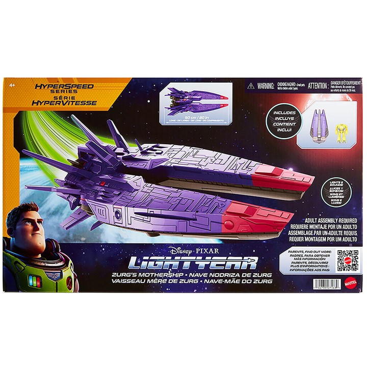 Toy Story Pixar Lightyear Hyperspeed Zurgs Mothership - Black