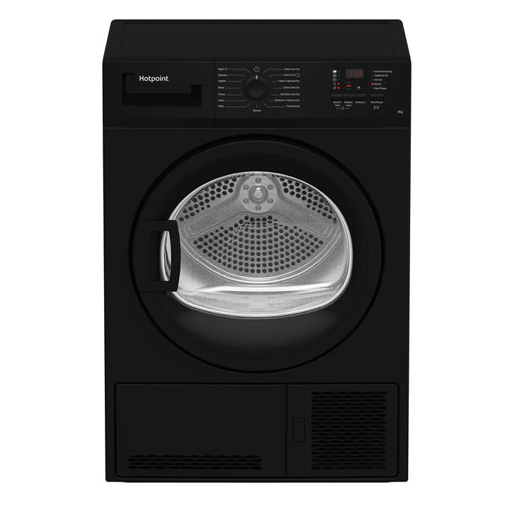 Hotpoint Black Chdc82bbgduk 8Kg Condenser Dryer -