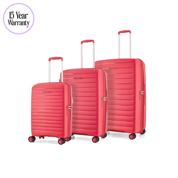 Rock Unisex Orange Palma Suitcase Coral