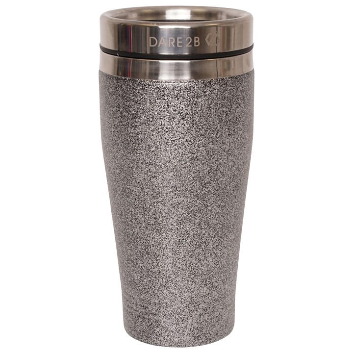 Dare 2B Unisex Black Metal Glitter Insulated Mug