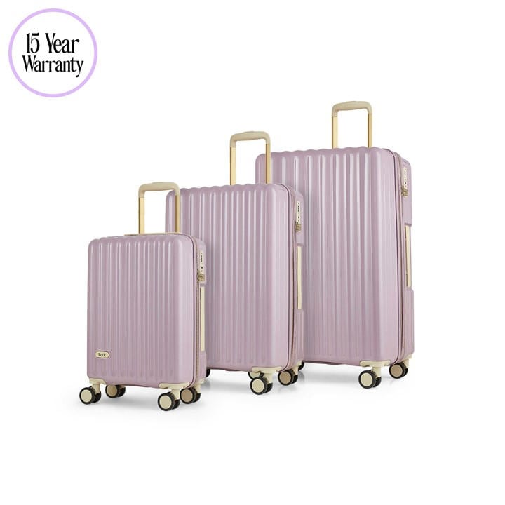 Rock Unisex Purple Primrose Suitcase Cabin