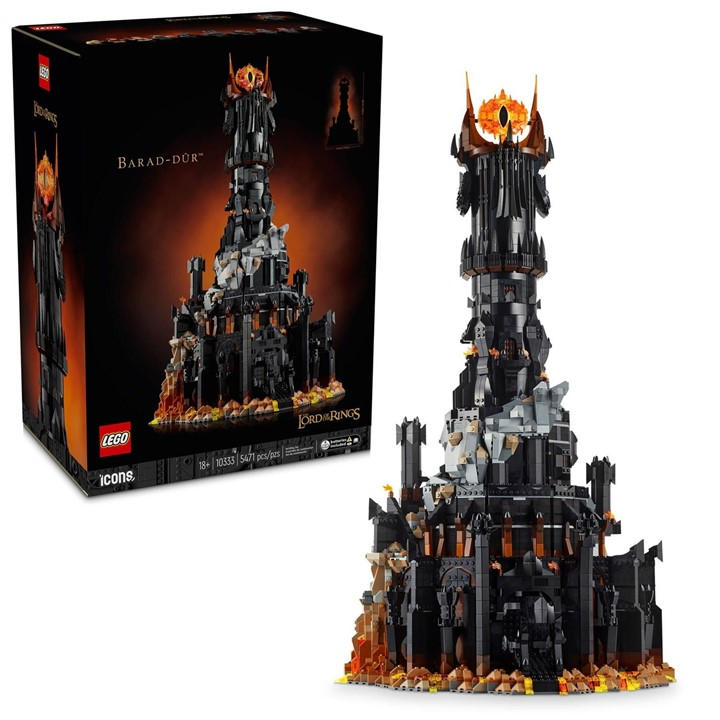 Lego Unisex Multi -10333 Icons The Lord Of The Rings: Barad-Dur
