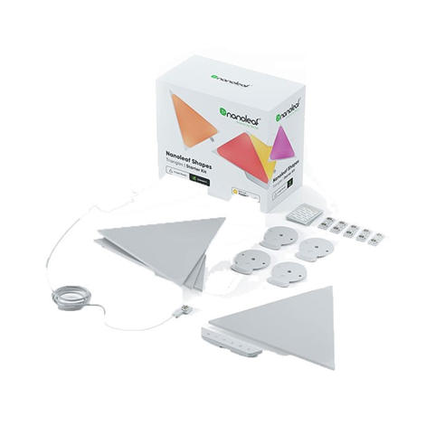 Nanoleaf - Shapes Triangles Starter Kit - 4 Pack