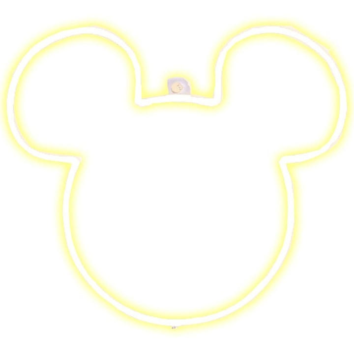 Disney White Yellowpop Mickey Mouse Face -