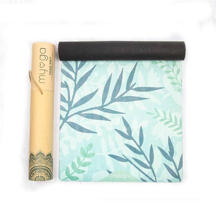 Myga Vegan Suede Yoga Mat In Blue