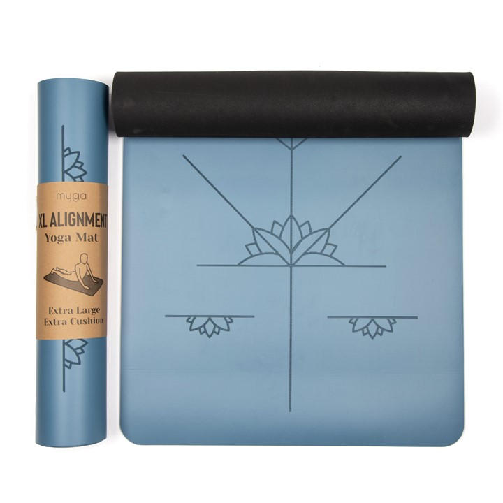 Myga Extra Large Alignment Mat In Blue