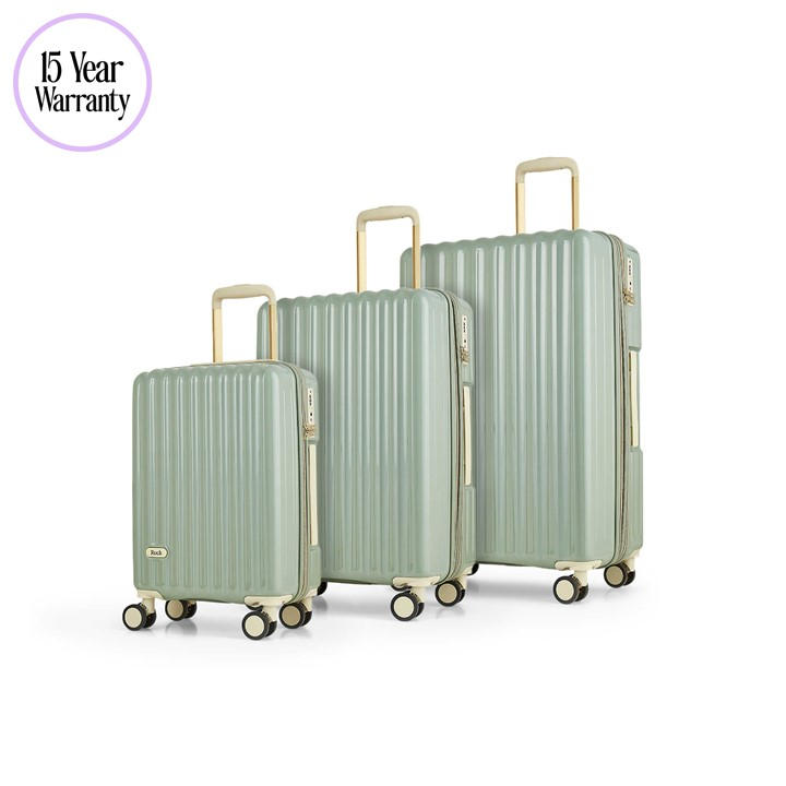 Rock Unisex Green Primrose Suitcase