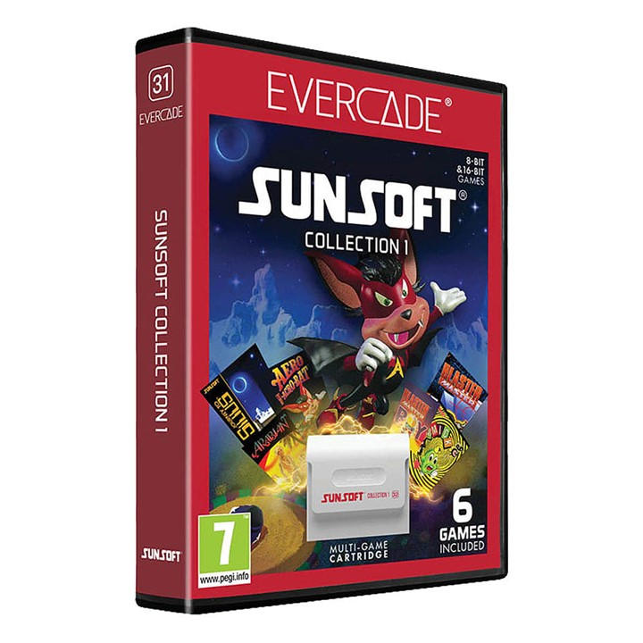 Evercade Black Sunsoft Collection 1 Cartridge -